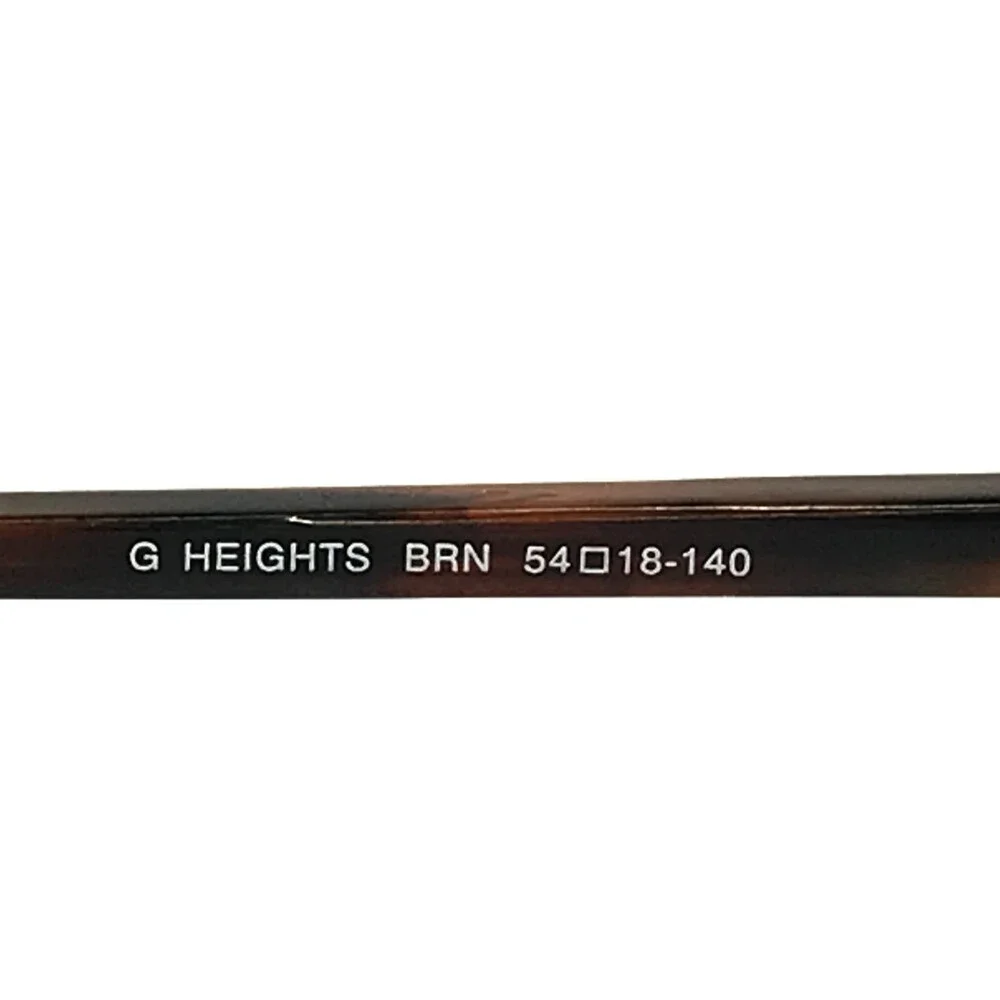Gant Eyeglasses Frames G HEIGHTS BRN Brown Tortoise Rectangle Half Rim 54-18-140
